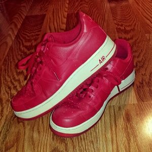 Nike AF1 Red Sneakers Low
